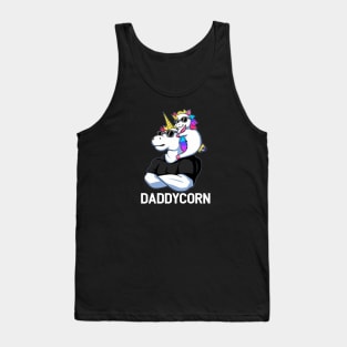 Daddycorn Gift Fathers day Daddy Unicorn Gift Tank Top